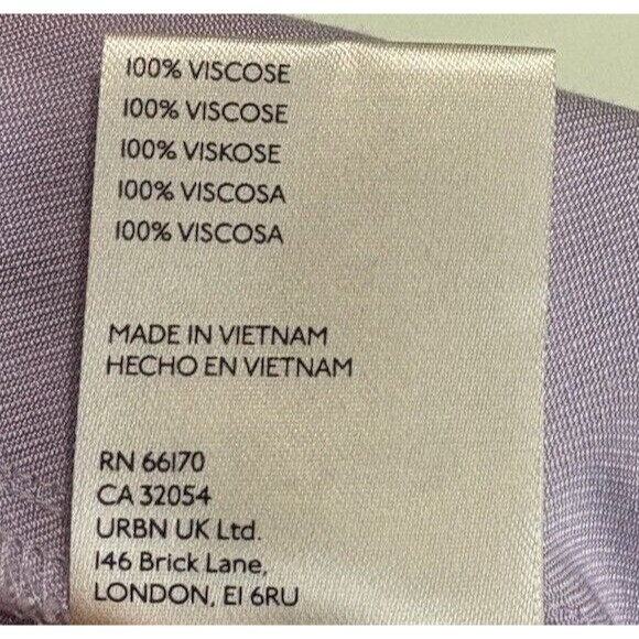 By Anthropologie Palazzo Utility Pants Cargo Wide Leg Lilac Purple Pull On Sz 10 - Picture 15 of 16